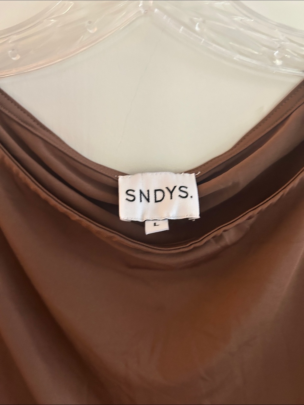 Sndys. Brown Ruched Side Mini Dress - Women's Dress revolve clothing - Picture 4 of 5